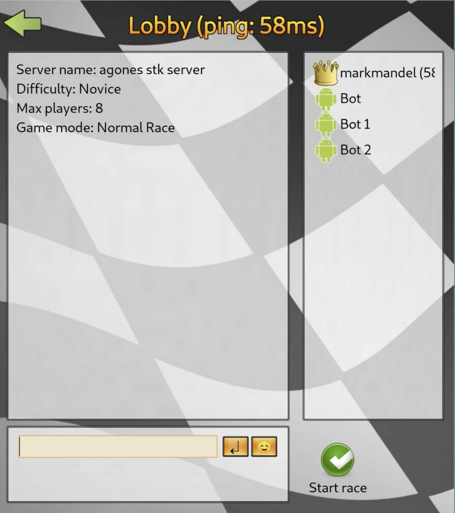 race with AI bots